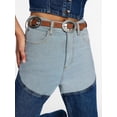 thumbnail image 2 of Kacey Lee Women's Leather Belt with Decorative Conchos, 2 of 4