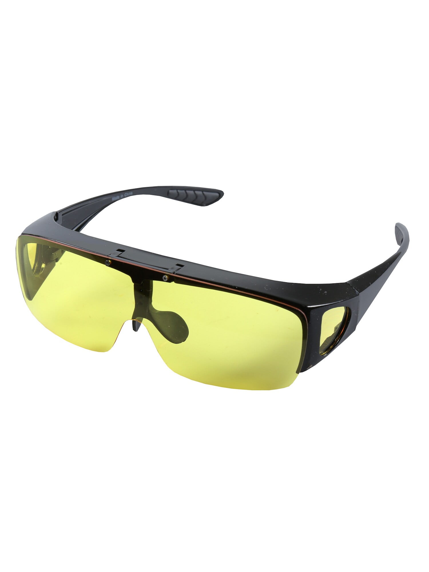 MSR Imports Night Driving Glasses Yellow Tint Flip Up Night Vision