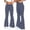 A69 Navy, variant on Polka Dot Flare Pants for Women High Waist Stretchy Bell Bottom Trousers Vintage Retro Wide Leg Leggings Comfy Casual Lounge Pants for Work Daily Wear