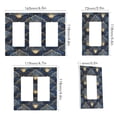 thumbnail image 2 of Yayeee Rocker Switch Wall Plate 1-Gang 4.6"x2.9" Home Decorative Outlet Cover, Elegance Art Pattern, 2 of 6