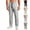 Army Green, variant on Men Drawstring Elastic High Waist Straight Leg Quick Dry Woven Casual Pants Deep Side Slip Pockets Wrinkle Resistant Lightweight Urban Commute Sightseeing Daily Trousers L