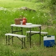 thumbnail image 2 of Lifetime Folding Polyethylene Picnic Table with Benches, 80373, 2 of 11