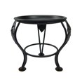 thumbnail image 1 of Indoor Outdoor Table Mini Plant Stand pot iron holder Rack Flower Pot Candle Holder Shelf Desktop Decoration, Black, 1 of 7