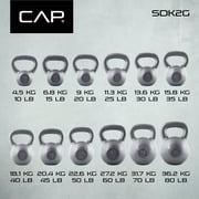 CAP Barbell Cast Iron Kettlebell, Single, 20-Pounds