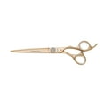 thumbnail image 2 of Pro Quality Geib Crystal Gold Advanced Dog Pet Groomer Stylist or Barber Shears (7.5" Curved), 2 of 10