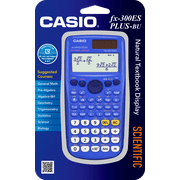 Casio FX-300ESPLUS-BU Fraction and Scientific Calculator, Blue