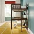 thumbnail image 6 of Classic Twin High Loft with Ladder on End, Walnut, 6 of 12