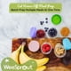 thumbnail image 3 of Tarros de cristal para almacenamiento de alimentos para bebés, 12 juegos, tarros de 4 oz para alimentos para bebés con tapas, almacenamiento en el congelador, recipientes pequeños de vidrio reutilizables para alimentos para bebés, aptos para microondas y lavavajillas, para bebés y bebés, variedad mate, 8 oz (tapas de plástico + vidrio en relieve), 3 of 5