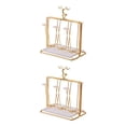 thumbnail image 1 of Billuyoard Stylish Mug Drying Rack Holder Display Stand en for Cup Decoration Oro 2Conjunto, 1 of 1