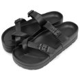 thumbnail image 2 of Sandalias plataforma Angulares suela gruesa Ygjytge Verano negro 38, 2 of 9