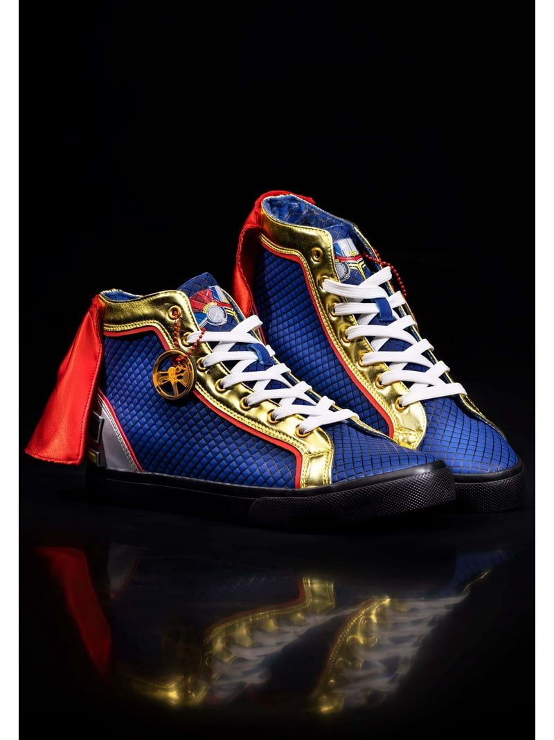 Mens Marvel Thor God of Thunder Shoes Sneakers Size: 11 NEW Adult Marvel Thor God of Thunder Shoes - Walmart.com main image 2