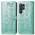 thumbnail image 4 of Funda Cartera FOXDOCK para Samsung Galaxy S25 Ultra , Flip PU con Relieve de Gatos y Perros, Tarjetero y Soporte, 4 of 6