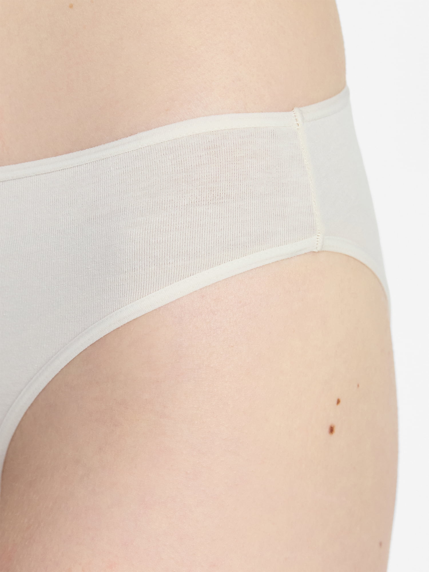 No Boundaries Cotton Blend Bikini Panties, Women's XS-XXXL
