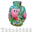 thumbnail image 3 of Kirby Hoodie 3D Print Pullover Hooded Long Sleeve Sweatshirts Tops Blouse with Pocket for Mens Womens, 3 of 7