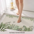 thumbnail image 3 of Hummingbird Door Mat&nbsp;Indoor Outdoor Entrance, Non Slip Rug for Kitchen Bathroom Entryway Rug, Sage Green Botanical Leaf Vintage Botanical Washable Doormat Floor Mat 24x36 Inch, 3 of 8
