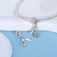 thumbnail image 4 of Love's Drifting Bottle Double Dangle Charm for Women Bracelet Necklace Pendant, 4 of 6