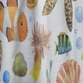 thumbnail image 4 of Designart 'Costal Life Form XII' Nautical & Coastal Curtain Panel, 4 of 5
