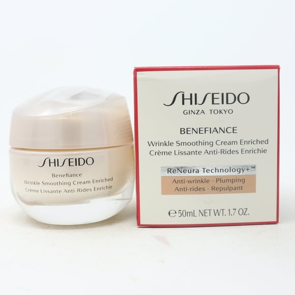 Shiseido Benefiance Wrinkle Smoothing Cream Enriched 1.7oz/50ml New With Box
