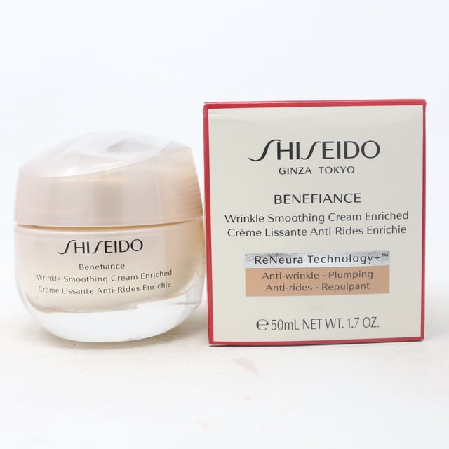 Shiseido Benefiance Wrinkle Smoothing Cream Enriched 1.7oz/50ml New With Box