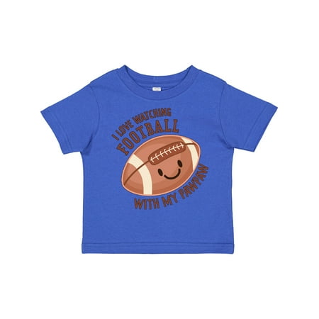 

Inktastic I Love Watching Football with My Pawpaw Gift Toddler Boy or Toddler Girl T-Shirt