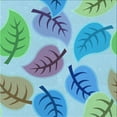 thumbnail image 1 of Ahgly Company Machine Washable Indoor Square Transitional Silk Blue Area Rugs, 5' Square, 1 of 7