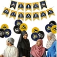 thumbnail image 3 of Eid Mubarak Decoration Kit Eid Letter Banner Printing Latex Balloons, 3 of 3
