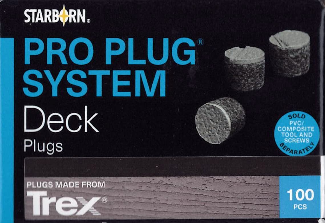Starborn Pro Plug System Plugs for PVC Composite Decking Trex