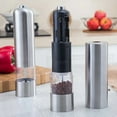 thumbnail image 3 of XKHAZA Electric Pepper Grinder, Salt Grinder, Automatic Pepper Mill, One-hand Button Control, Adjustable Coarseness, Peppercorn Grinder Refillable, 3 of 4