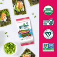 thumbnail image 5 of Seaweed Organic Premium Roasted Seaweed Snacks, Sea Salt, 6 Count, Keto, Vegan, Gluten-Free, Great Source of Omega3s and Iodine, Healthy On-The-Go Snack for Kids and Adults, 5 of 5