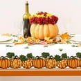 thumbnail image 3 of Fall Tablecloth 60 x 102 Inch Rectangle Orange Autumn Pumpkin Table Cover Rustic Thanksgiving Harvest Table Cloth for Farmhouse Picnic Dining Table Decoration, 3 of 5