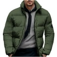 thumbnail image 2 of Pejock Men's Casual Loose Fit Jacket, Long Sleeve Oversized Sweater Outerwear for Fall Winter, Daily Warm Layered Coat, 2 of 7