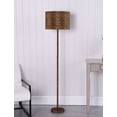 thumbnail image 2 of 59â€ Mod Black and Brown Faux Leopard Floor Lamp, 2 of 3