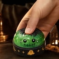 thumbnail image 5 of Halloween Frankenstein Dumpling Squishy Green Glitter Stress Relief Sensory Fidget Ball in Steamer Container, Spooky Party Favors Treat Bag Stuffers, 1 Pack, 5 of 6