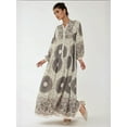 thumbnail image 6 of Printed Long Sleeve Viscose Maxi Dress, 6 of 7