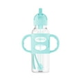 thumbnail image 3 of Dr. Brown's Milestones Sippy Straw Bottle with Silicone Handles - Green - 8oz, 3 of 10