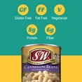 thumbnail image 4 of (3 pack) S&W Cannellini Beans - White Kidney Beans - 15.5 oz. Can, 4 of 15