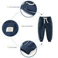 thumbnail image 5 of Gyratedream 3-11Y Little Kid Big Boys Basic Drawstring Sweatpants Active Jogger Pants, 5 of 10