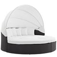 thumbnail image 2 of Modway Quest Canopy Outdoor Patio Daybed in Espresso White, 2 of 6