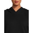 thumbnail image 4 of Terra & Sky Women's Plus Size Raglan Hoodie Sweater, 4 of 5