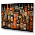 thumbnail image 2 of Designart "Mosaic Of Beer Bottles V" Beer Canvas Prints, 2 of 7