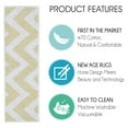 thumbnail image 4 of Traverse Design 9" X 28" Stair Treads - 70 % Cotton Anti-Slip Carpet Strips for Indoor Stairs-Easy to Install Stair Treads with Double Adhesive Tape-Safe, Extra-Grip, 4-Pack-Banana Cream Yellow, 4 of 9