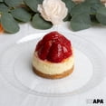 thumbnail image 4 of Ilyapa 100 Pack 9 Inch Disposable Dessert Plates, Plastic Clear Party Plate Sets for 100 Guests, Clear Appetizer and Cake Plates 9", Party & Dinner Accessories, Midsummer, 4 of 8