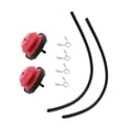 thumbnail image 1 of Kit de 2 piezas de bomba de cebado para cortacésped, accesorios de fácil instalación, repuesto negro y rojo para Hmsk105 570682 570682A, 1 of 8