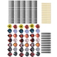 thumbnail image 1 of Juego de Dardos de Punta Blanda de 12 Piezas de 14 G, 100 Puntas + Eje de 12 Dardos + 42 Vuelos, Dardos de Punta de Plástico Profesional para Tablero de Dardos Ecomeon no, 1 of 6