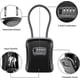 thumbnail image 3 of Large Key Lock Box for Outside Anti Loss Resettable Code Safe Security Lock Box for Home Office Apartment Spare Key Storage, 3 of 4
