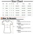 thumbnail image 3 of Idoravan Long Sleeve Shirts for Women Women's Fashion Printed Loose T-shirt 3/4 Sleeves Blouse Round Neck Buttons Tops, 3 of 5
