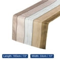 thumbnail image 2 of Mesa Camino 72" x 13", Retro Algod?n Lino Mesa Camino, Claro Marr?n y Gris Unique Bargains caminos de mesa, 2 of 6