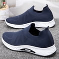 thumbnail image 4 of EKVAHL Men's Slip on Walking Shoes Light Breathable Non Slip Running Shoes Arch Support Casual Fashion Sneakers Mesh Workout Sports, 4 of 5