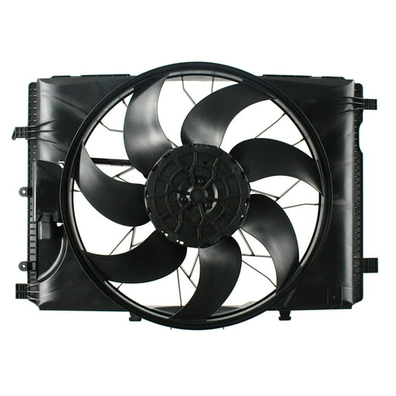 Agility Auto Parts 6010246 Dual Radiator and Condenser Fan Assembly for Mercedes-Benz Specific Models