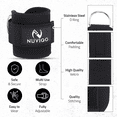 thumbnail image 4 of Barbell Pad & Ankle Straps for Cable Machine with Carry Bag - Gym Accessories for Women & Men - For Cable Kickbacks, Leg Extensions, Hip Thrusts & Squats - Workout Attachments for Home & Gym (Pink), 4 of 6